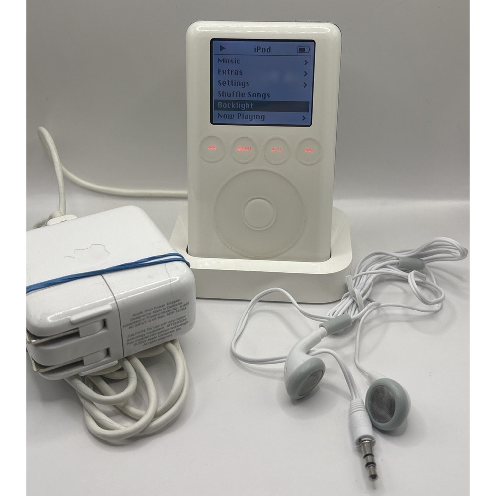 Apple iPod Classic 3rd Generation A1040 40GB Music Player Tested Works READ